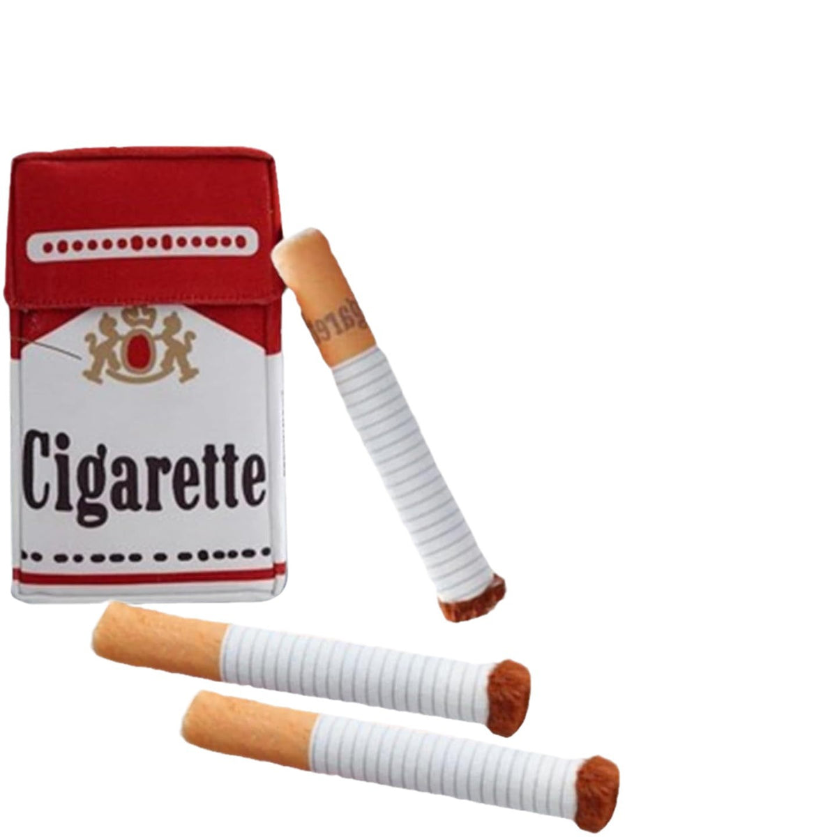 Dog cigarettes with box, sound making toys, pet toys, bite resistant and grinding plush toys, cat supplies